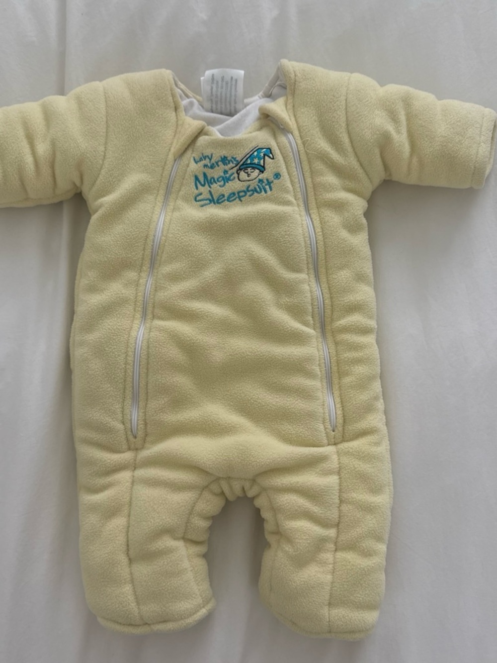 Baby One-Piece in Pale Yellow